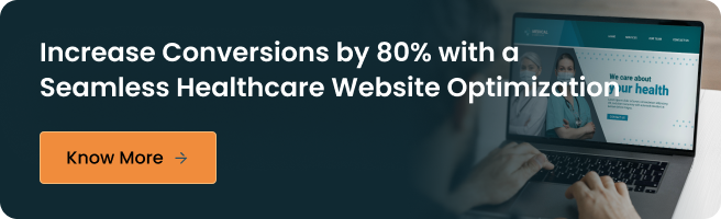 Healthcare website optimization