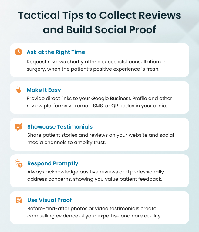 Tactical tips to collect reviews