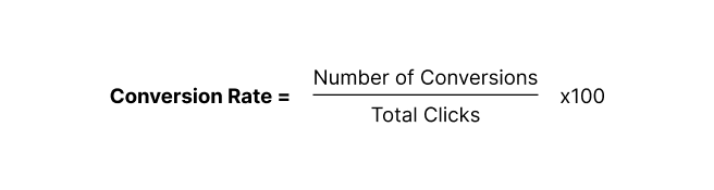 Conversion rate