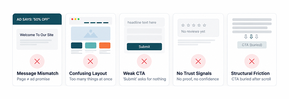Landing Page Mistakes